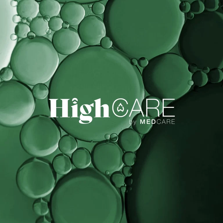 Logo HighCare – logo pro zdravotnictví