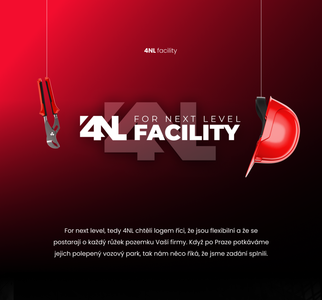 4NL Facility – logo a vizuální identita