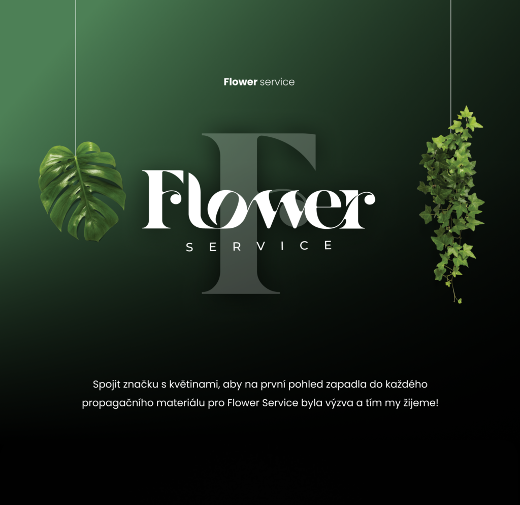 Flower Service – logo a vizuální identita
