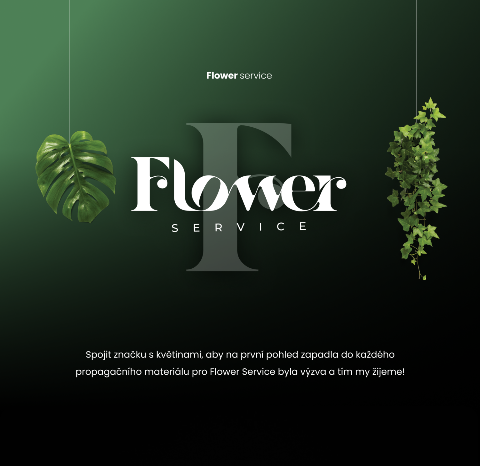 Flower Service – logo a vizuální identita