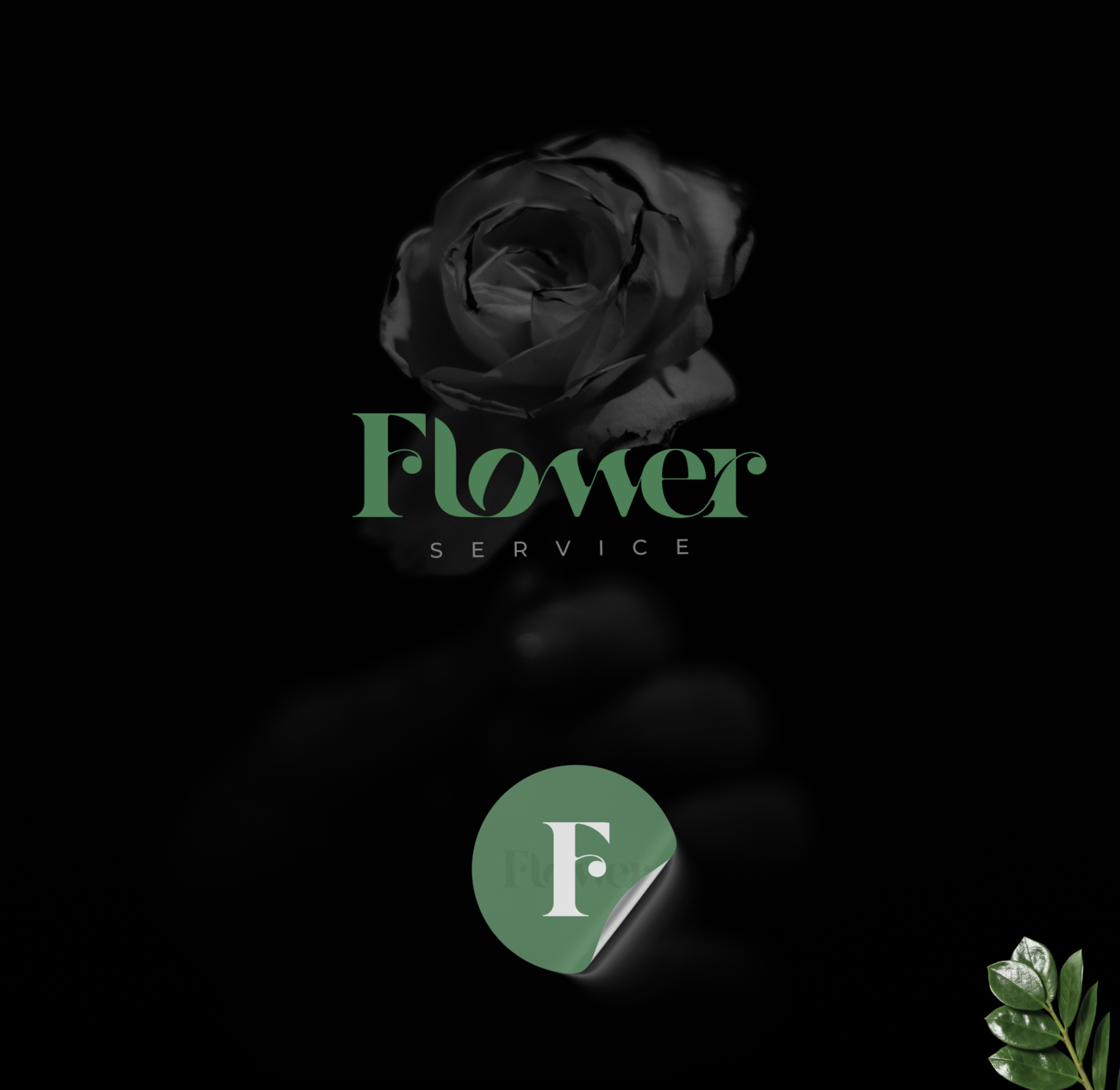 Flower Service – ukázka realizace loga a grafiky (2)