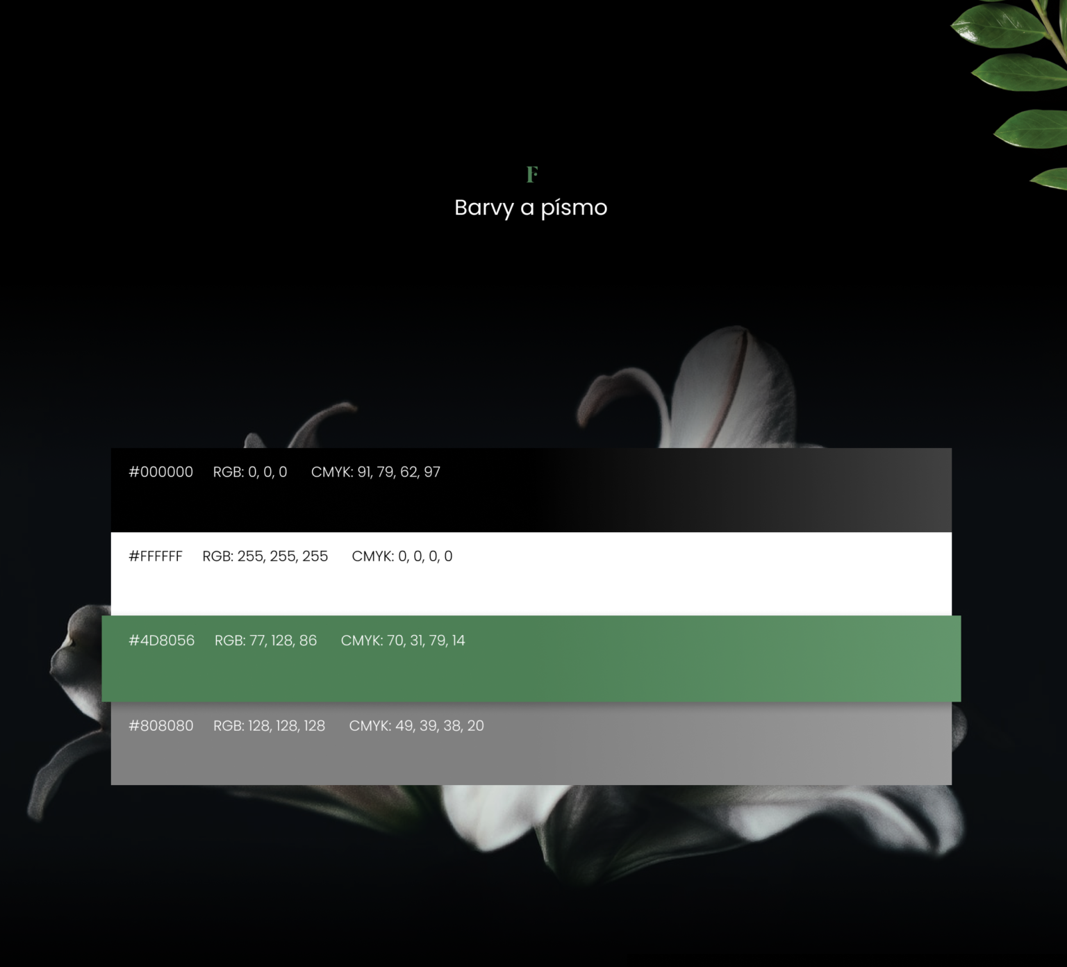 Flower Service – ukázka realizace loga a grafiky (3)