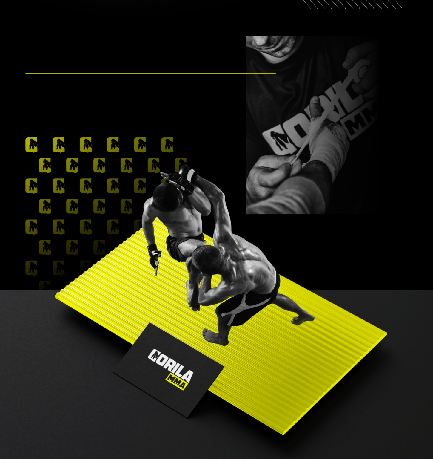 Gorila MMA – ukázka realizace loga a grafiky (8)