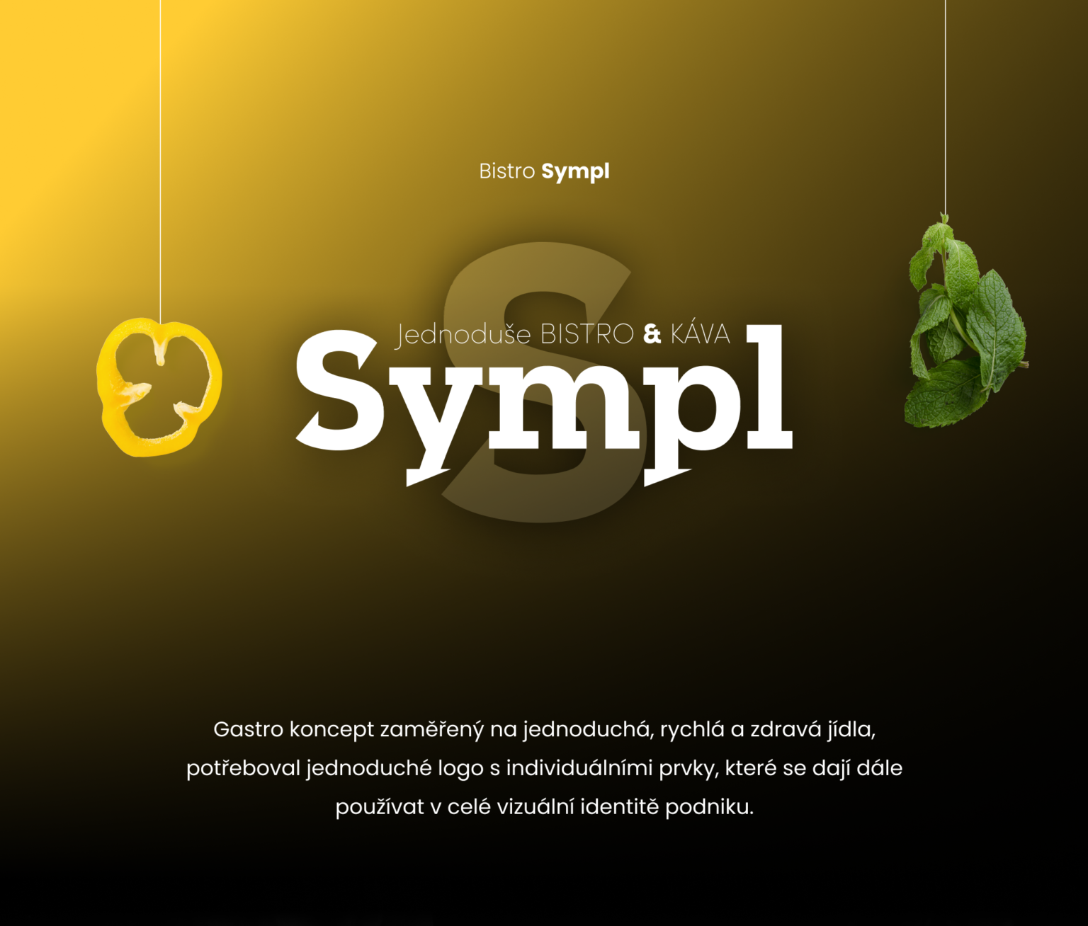 Případová studie Bistro Sympl – logo pro bistro
