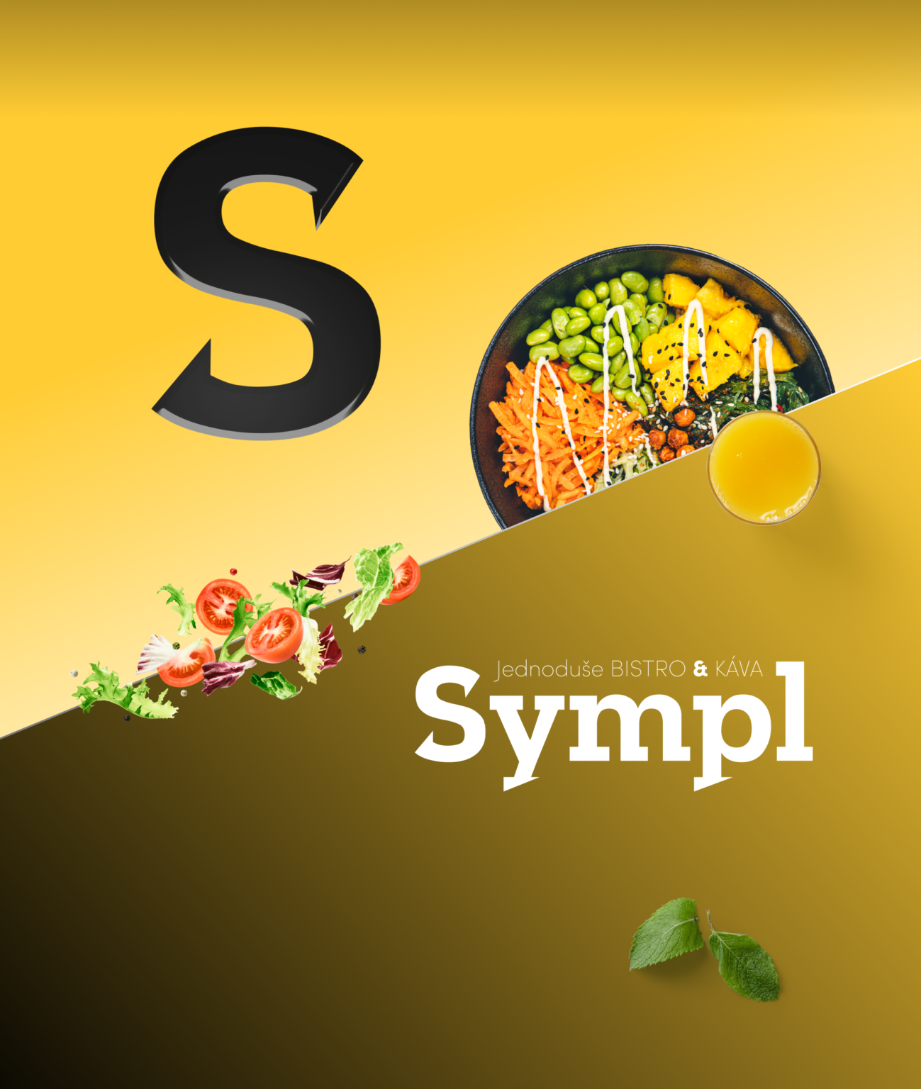 Bistro Sympl – ukázka realizace loga a grafiky (3)